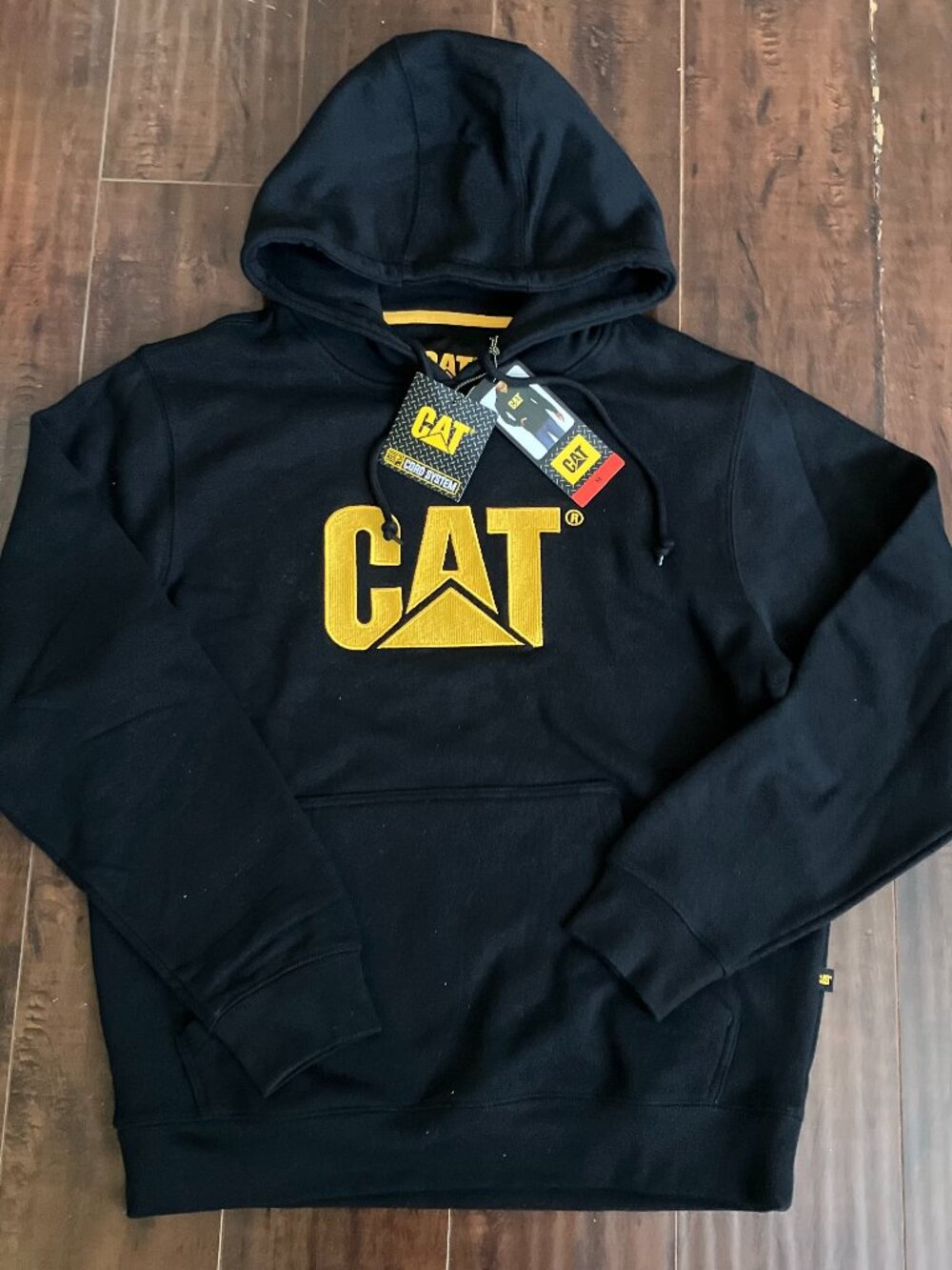 NWT Caterpillar Hooded Sweatshirt - BLK